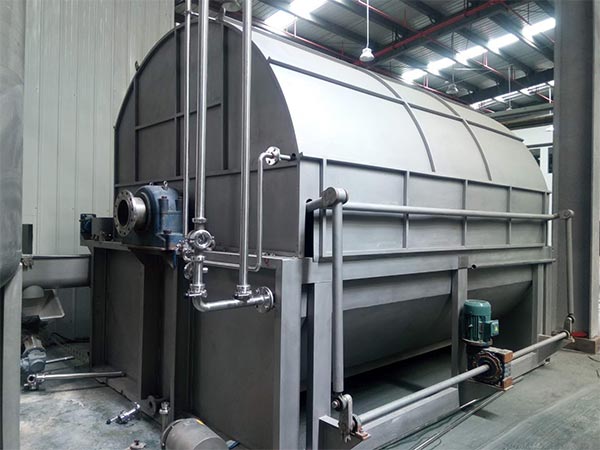 Precoat discharge rotary filtre vapè tambè